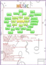 English Worksheet: Music