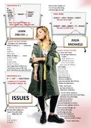 English Worksheet: Julia Michaels - Issues