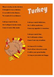 English Worksheet: Think Tales 41 ( Turkey: Thanksgiving)