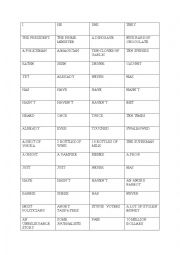 English Worksheet: Present perfect and past simple cards