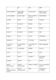 Present perfect and past simple cards