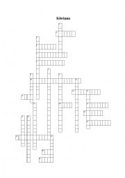 kiwiana crossword