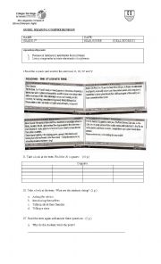 English Worksheet: Reading teens interests