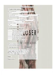English Worksheet: Closer by Chainsmokers