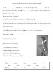 English Worksheet: Snow White & The Huntsman Trailer Activity