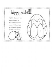 English Worksheet: easter