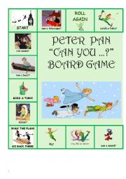 English Worksheet: Peter Pan 