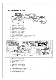 English Worksheet: Describing House