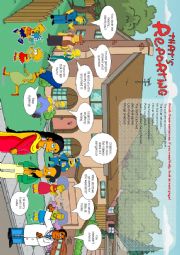 English Worksheet: Reporting verbs with the Simpsons