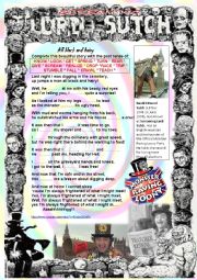 English Worksheet: Screamin Lord Sutch - All black & hairy