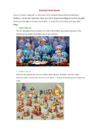 English Worksheet: Souvenirs from Russia