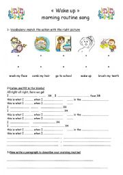 English Worksheet: 