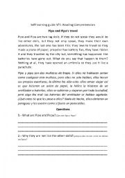 English Worksheet: Reading Comprehension