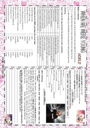 English Worksheet: SONG WORKSHEET - WHEN WE WERE YOUNG - BY ADELE