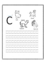 English Worksheet: Lets Learn to Write Letter (