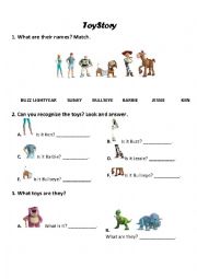 English Worksheet: Toy Story