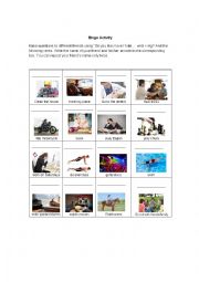 English Worksheet: Do you like... +ing? speaking activity