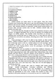 English Worksheet: Task for National State Exam / FCE