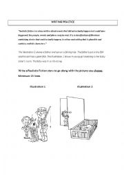 English Worksheet: Writing practice