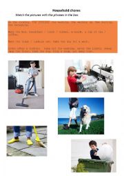 English Worksheet: Household chores