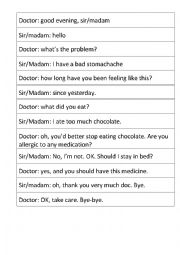 English Worksheet: Dialogue