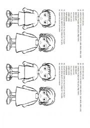 English Worksheet: Kinder exercise