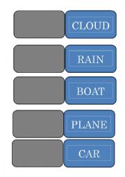 TOEIC / Verbs and Nouns Slapjack Cards. 