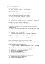 English Worksheet: The Pearl -  John Steinbeck 