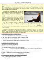 English Worksheet: Technology and lifelong learning