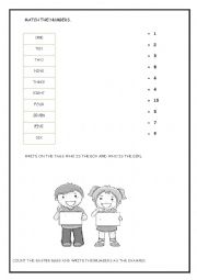 English Worksheet: CHILDREN ACTIVITY