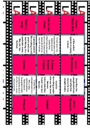 English Worksheet: FILMS AND MOVIES Vocabulary for IELTS Advanced- C1 Miniflashcards n Quiz 7/14