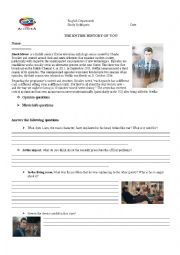 English Worksheet: THE ENTIRE HISTORY OF YOU -  Black Mirror