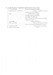 English Worksheet: should and shouldnt