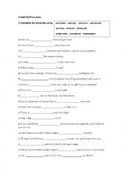 English Worksheet: Indefinite pronouns worksheet