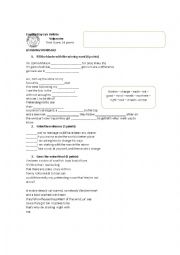 English Worksheet: Listening Michael Jackson
