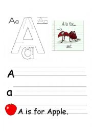 English Worksheet: alphabet