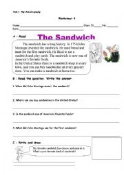 English Worksheet: Reading worksheets