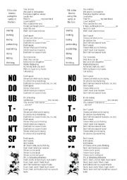 Song Activity - No Doubt - Dont Speak