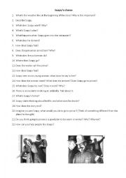 English Worksheet: A question guide to 