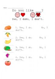 Fruit: Do you like? 