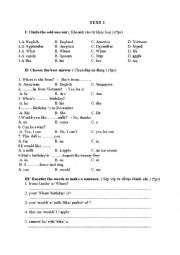 English Worksheet: exercises gr4