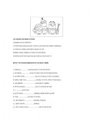 English Worksheet: Simple Present Kids