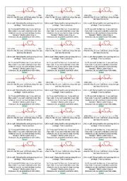 English Worksheet: Life is like an ECG+positive quotes