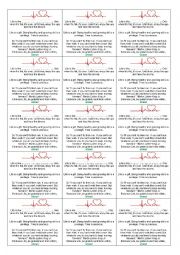 English Worksheet: Life is like an ECG+positive quotes