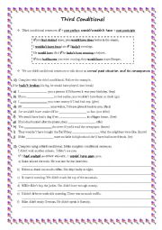 English Worksheet: Third Conditional