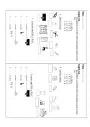English Worksheet: school objects - this / that