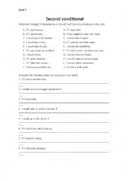 English Worksheet: Second Conditional Worksheet