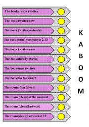 Kaboom - Passive Voice - basic tenses