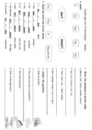 English Worksheet: Simple present tense