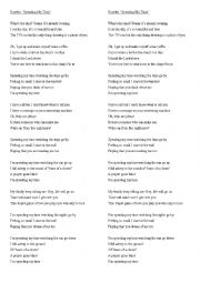 English Worksheet: SONG - Spending my time - Roxette